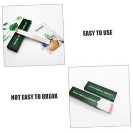 Tofficu 12 Pack Pull String Crayon Markers No Cutting Heat Erase Fabric Marking Pens Refills for Tailors