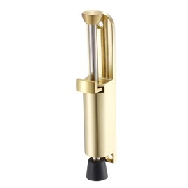 uxcell Kickdown Door Stopper Spring Loaded Foot Pedal Door Stops Holder Gold Tone