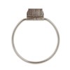 Spectrum Diversified Towel Ring, over the Cabinet Door, Brushed Nickel