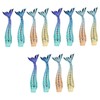 FOMIYES 3sets DIY Lip Gloss Tube Mermaid Shape Container Holder