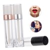 Gatuida 9Pcs Refillable Lip Gloss Wand Tubes Transparent Lip Gloss