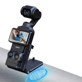 YEHOLDING Magnetic Holder Stand Compatible with DJI Osmo Pocket 3, 180° Adjustable, Vertical Surface, Quick Mount, Magnetic Desktop Base for Osmo Pocket 3 Accessories