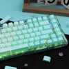 JOLINTAL Gradient Lake Blue Keycaps 121 Keys, Shine Through PBT