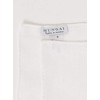 Beamswef 21470847367 Men's Pocket Square Linen Square, WHITE/E7