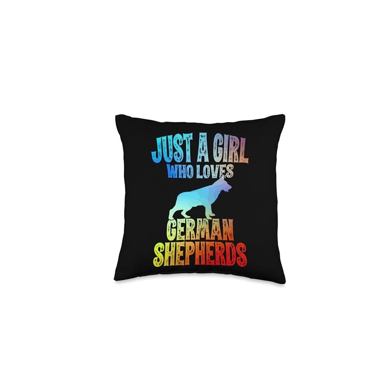 German Shepherd Just a Girl Who Loves German Shepherds Throw