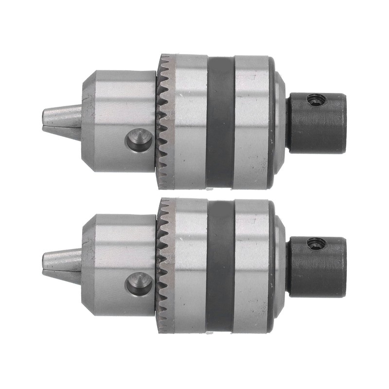 2 Set Heavy Duty Drill Chuck 3 Claw Aluminum Alloy