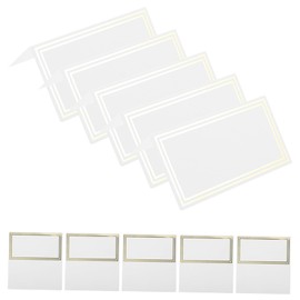 CAXUSD 50pcs Elegant Foil Table Name Cards Premium Wedding Place Cards for Guests for Reception Party Settings Smooth Romantic Atmosphere