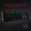 Greyghost Mechanical Gaming Keyboard with Alumium 104 Standard Keys Rainbow