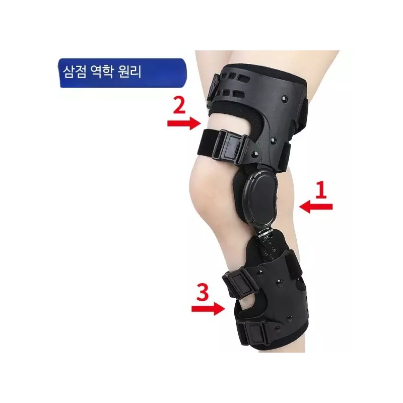 무릎 관절 교정 보조기 무릎보호대 각도조절 다리보호대 O다리 X다리 교정기