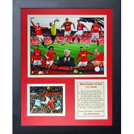 Legends Never Die Manchester United FC Greats Collage Photo Frame, 11" x 14"
