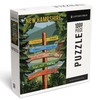 Lantern Press 1000 Piece Jigsaw Puzzle, New Hampshire, Signpost, Forest