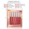 Sigaitwax Long-Lasting Matte Liquid Lipstick Set - 6 Waterproof Shades,