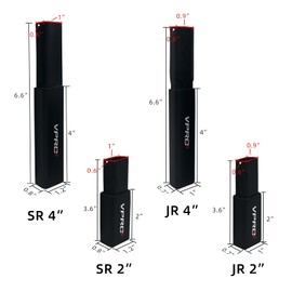 VPRO Composite Hockey Stick Extension End Plug Senior Junior 4"-2" for Adult & Youth (SR, 4")