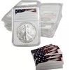 10-Pack 40mm Coin Slab Display Holder for American Silver Eagles
