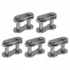 sourcing map 5Pcs #50 Chain Master Connector Link Roller, 5/8"
