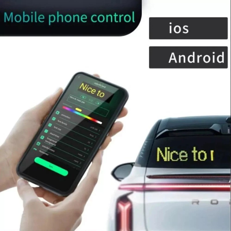 OPRAH 24"Truck Windshield Cars Devil Eyes Light Remote Smart Eye