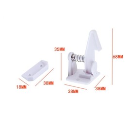 Voarge 12 PCS Child Safety Cupboard Locks, Innovative Design of Hidden Spring, Drawer Latches for Kitchen and Home, No Tools or Drilling Needed