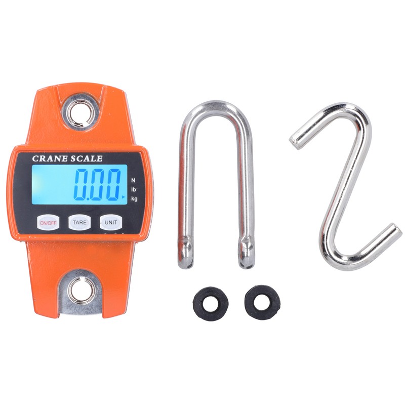 300kg Mini Portable Crane Scale LCD Digital Electronic Hanging Hook