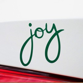 Transparent Decal Stickers of Joy (Green) Premium Waterproof Vinyl Decal Stickers for Laptop Phone Accessory Helmet Car Window Mug Tuber Cup Door Wall Decoration ANDstic770171GRAA