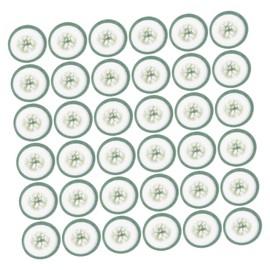 BIUDECO 100Pcs Non Woven Cucumber Eye Patches Disposable Eye Mask Paper for Hydration and Brightening Household Eye Accessories with Cucumber Pattern for Skin Care