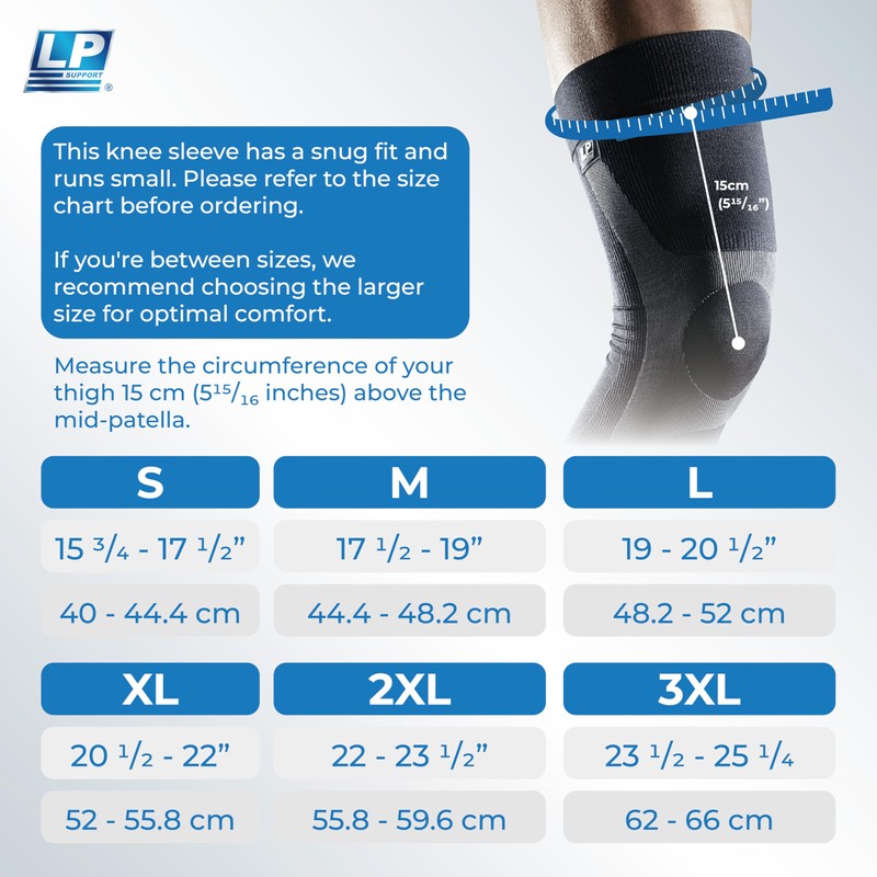 LP 272Z Leg Compression Sleeve for Knee, Thigh, and Calf