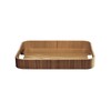 ASA Wood 53698970 Rectangular Tray with Rim Made of Willow
