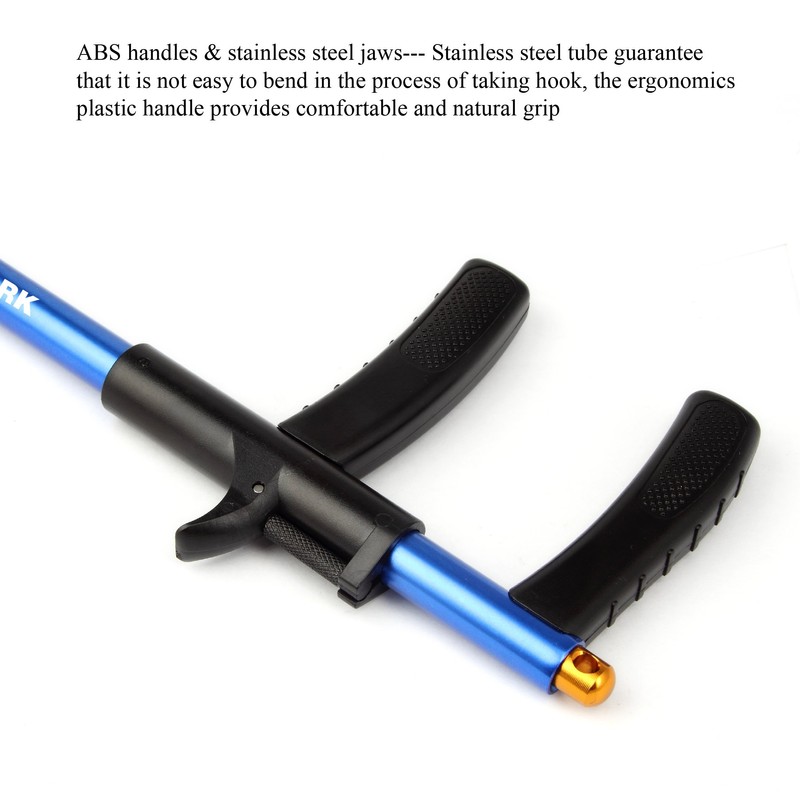 CRAZY SHARK Hook Remover Aluminum Fish Hook Remover Extractor 13.6in