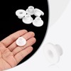sourcing map 10pcs Flanged Sleeve Bearings Plastic Bushings ID 9mm