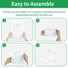 fwipiyo 30 Pcs Cake Boxes 10 Inch with Window Clear