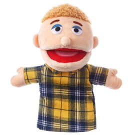 1 marionetas de mano familiares de 12 pulgadas, abuelos, mamá y papá, hermano y hermana, juguetes de marionetas de mano de peluche para niños, narración de cuentos, juego imaginativo, juego de