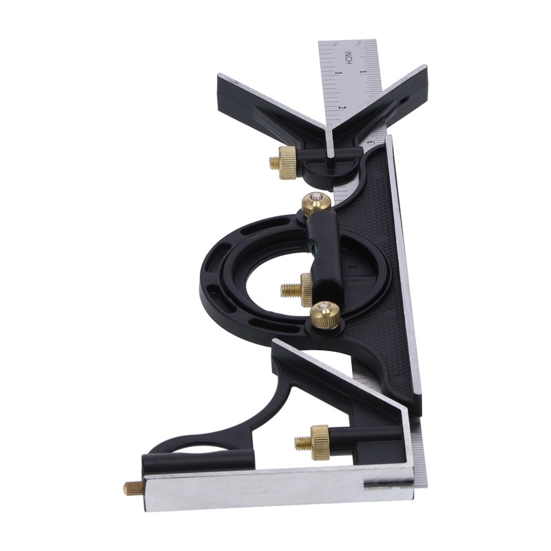 Combination Ruler Stainless Steel Caliper Protractor Angle Guage Woodworking Measure