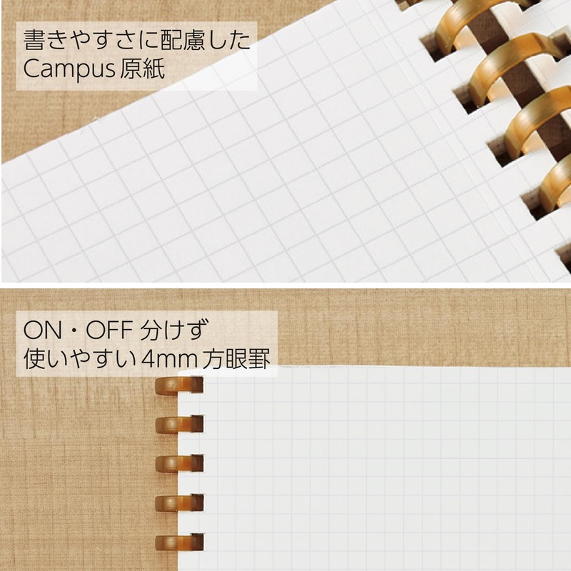 Kokuyo Sooofa A7 Soft Ring Memo, Transformation, 0.2 inch (4