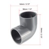 uxcell PVC Pipe Fitting 32mm Slip Socket 90 Degree Elbow