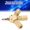 1/4 Inch T Shape Three-Way Pneumatic Connector T Quick Coupling