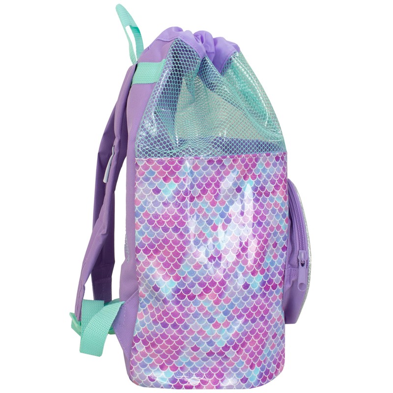 Harry Bear Kids Swim Bag Mermaid Purple