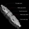 Aquarium Water Control Connector Double Valve Leakage Proof Quick Release