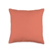 Simple Terracotta Color Throw Pillow