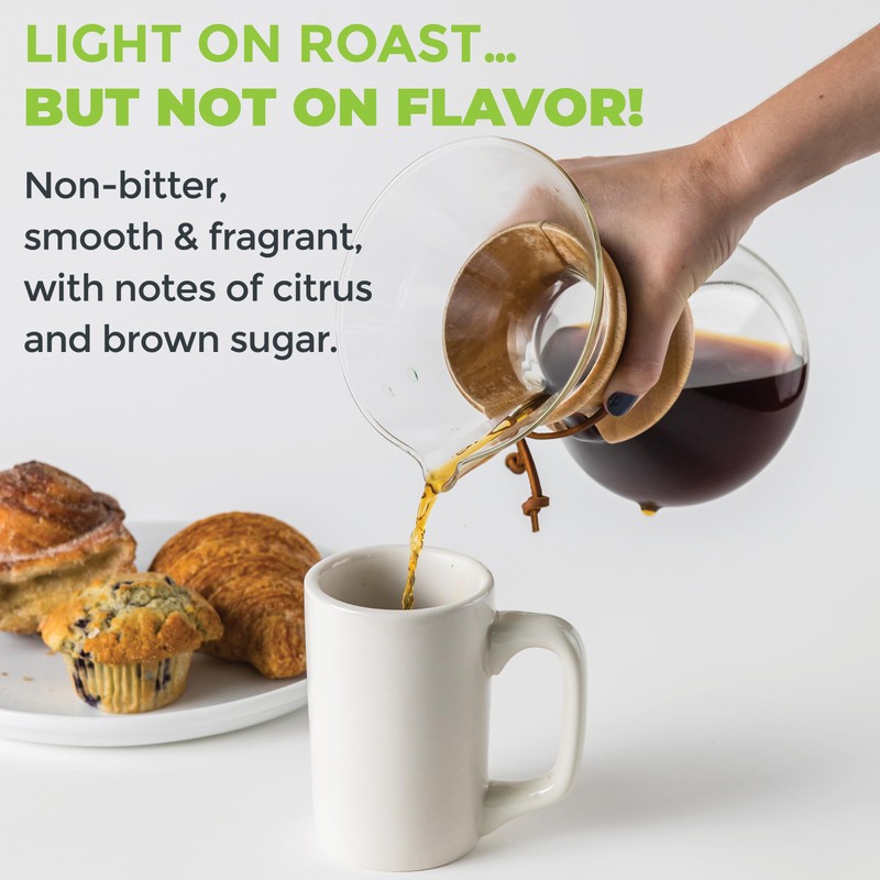Wink Coffee Blonde Espresso, Light Roast Whole Bean Coffee, Single