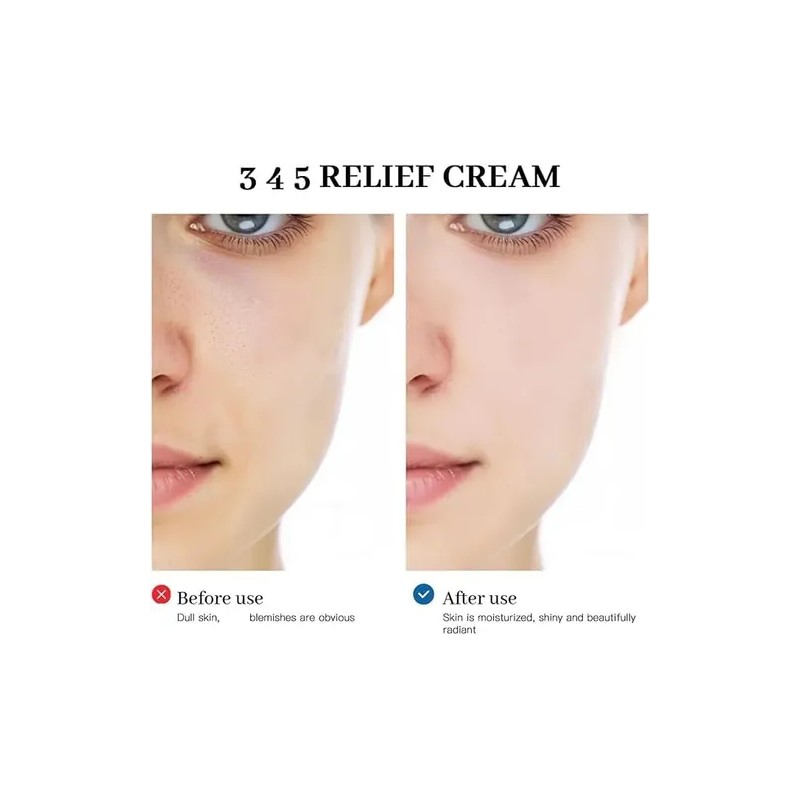 Crema Facial 345 Coreana - Reparadora 50 Ml, 2 Unidades
