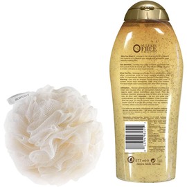 Kit Esponja Suave EcoTools y Body Wash Exfoliante Coco Café OGX