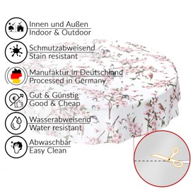 Anro Oilcloth Wax Tablecloth, Washable