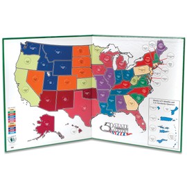 Littleton Coin Company Statehood Quarter Display Map with Territories
