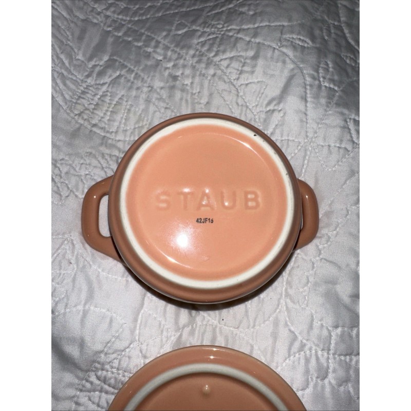 Staub New STAUB Mini La Cocotte Pink Ceramic Casserole Dish