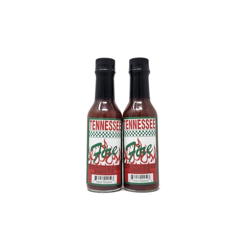 2 pack of Tennessee Fire Hot Sauce, 5 oz Each