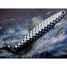 Stuarts Stalkers 8oz CHROME diamond jig fluke seabass trout grouper striper tuna fishing lure