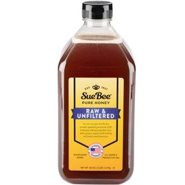 Sue Bee Pure Honey, Raw & Unfiltered Honey, 5lb