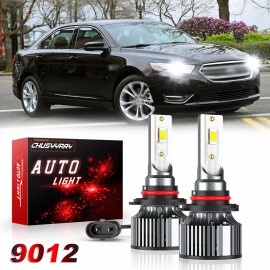 CHUSYYRAY For FORD Taurus 2013-2019 2x 9012 Combo LED Headlight Bulbs High/Low Beam 6500K