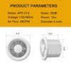 YUDEBAO (Ultra Quiet 4 inch ceiling and wall mounted exhaust