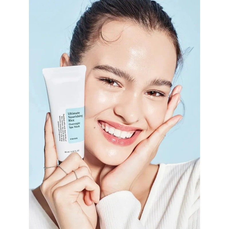 Cosrx Ultimate Nourishing Rice Overnight Spa Mask 2 Botellas