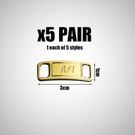 YSDYY 5 Pairs Fashion Shoe Charms, DIY Shoe Decoration Accessories, Shoelace Buckle Set, All Same Shoe Charms, Replacement Shoe Pendant Decoration, Suitable for Casual Shoes and Sports Shoes, White,